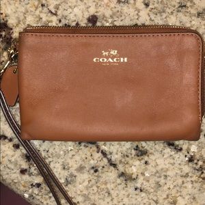 Pebble Leather Coach Wallet